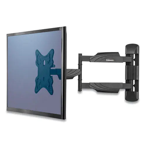 FELLOWES FELLOWES Full Motion TV Wall Mount, 16.25w x 19.75d x 17.87h, Black - 8043601