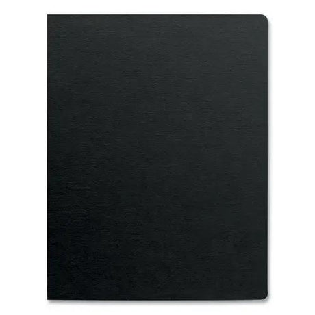 FELLOWES FELLOWES Futura Presentation Covers for Binding Systems, Plastic, Square Corners, 11 x 8.5, Matte Bl - 5224901
