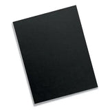 FELLOWES FELLOWES Futura Presentation Covers for Binding Systems, Plastic, Square Corners, 11 x 8.5, Matte Bl - 5224901
