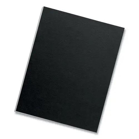 FELLOWES FELLOWES Futura Presentation Covers for Binding Systems, Plastic, Square Corners, 11 x 8.5, Matte Bl - 5224901