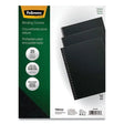 FELLOWES FELLOWES Futura Presentation Covers for Binding Systems, Plastic, Square Corners, 11 x 8.5, Matte Bl - 5224901