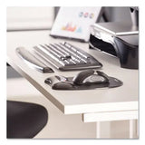 FELLOWES FELLOWES Gel Crystals Keyboard Wrist Rest, 18.5 x 2.25, Black - 9112201