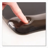 FELLOWES FELLOWES Gel Crystals Keyboard Wrist Rest, 18.5 x 2.25, Black - 9112201