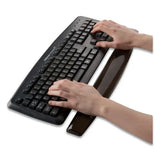 FELLOWES FELLOWES Gel Crystals Keyboard Wrist Rest, 18.5 x 2.25, Black - 9112201