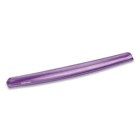 FELLOWES FELLOWES Gel Crystals Keyboard Wrist Rest, 18.5 x 2.25, Purple - 91437