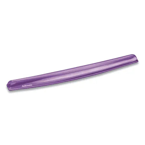 FELLOWES FELLOWES Gel Crystals Keyboard Wrist Rest, 18.5 x 2.25, Purple - 91437