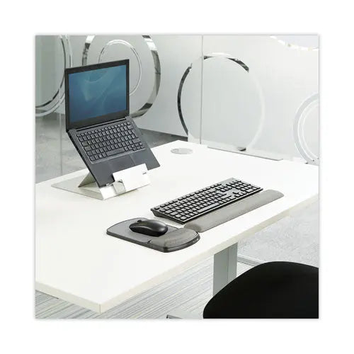 FELLOWES FELLOWES Gel Keyboard Wrist Rest, 18.5 x 2.75, Graphite - 91737