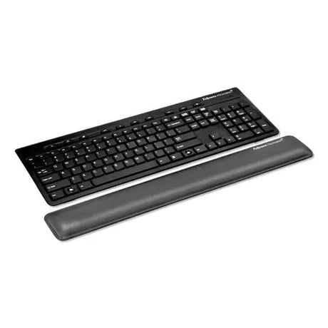 FELLOWES FELLOWES Keyboard Wrist Support with Microban Protection, 18.37 x 2.75, Graphite - 9175301