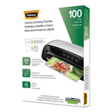 FELLOWES FELLOWES Laminating Pouches, 5 mil, 9" x 11.5", Gloss Clear, 100/Pack - 5743501