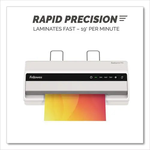 FELLOWES FELLOWES LAMINATOR,SATURN3I 9,BKSV - 5735801