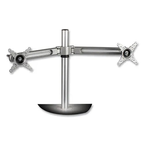 FELLOWES FELLOWES Lotus Dual Monitor Arm Kit, For 26" Monitors, Silver, Supports 13 lb - 8042901