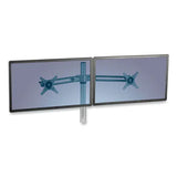 FELLOWES FELLOWES Lotus Dual Monitor Arm Kit, For 26" Monitors, Silver, Supports 13 lb - 8042901