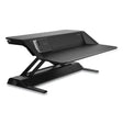 FELLOWES FELLOWES Lotus DX Sit-Stand Workstation, 32.75" x 24.25" x 5.5" to 22.5", Black - 8080301
