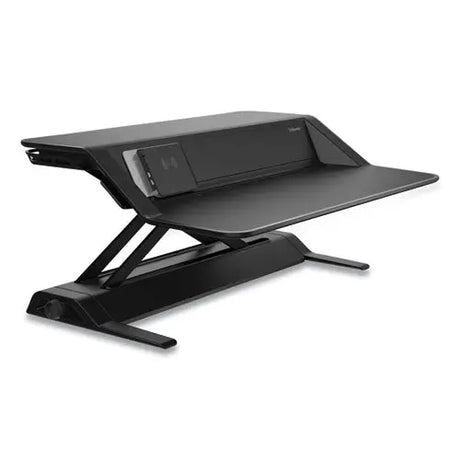 FELLOWES FELLOWES Lotus DX Sit-Stand Workstation, 32.75" x 24.25" x 5.5" to 22.5", Black - 8080301