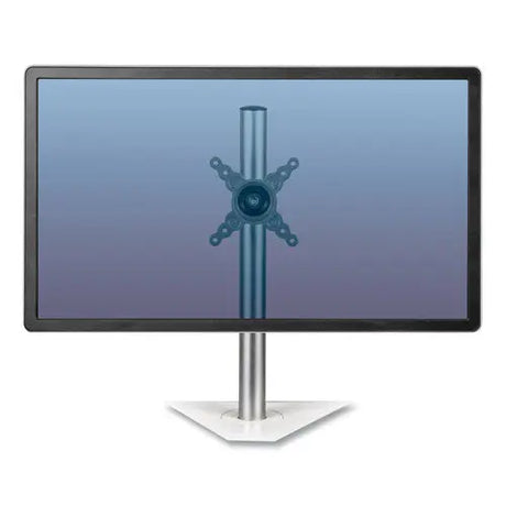 FELLOWES FELLOWES Lotus Single Monitor Arm Kit, For 26" Monitors, 180 Degree Rotation, 180 Degree Pan, Silver - 8042801