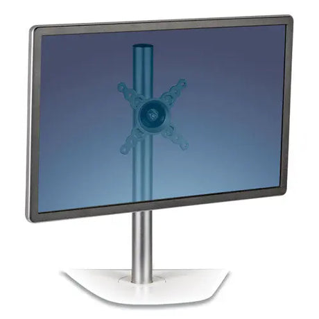 FELLOWES FELLOWES Lotus Single Monitor Arm Kit, For 26" Monitors, 180 Degree Rotation, 180 Degree Pan, Silver - 8042801