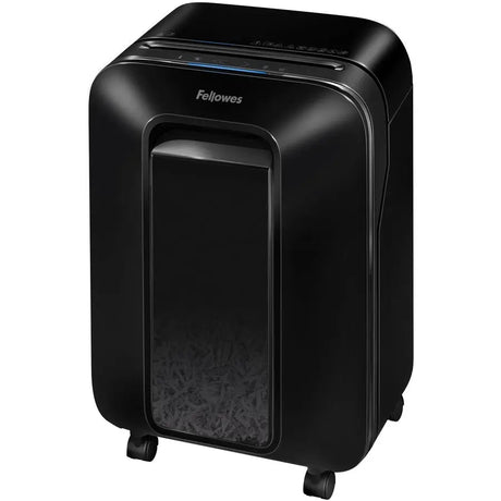 FELLOWES Fellowes LX170 Cross-cut Shredder - Continuous Shredder - Cross Cut - 12 Per Pass - for shredding Staples, Paper, Paper Clip, Credit Card, Junk Mail - 10 Minute Run Time - Black - 5501401
