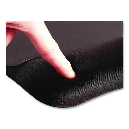 FELLOWES FELLOWES Memory Foam Mouse Pad with Wrist Rest, 7.93 x 9.25, Black - 9176501