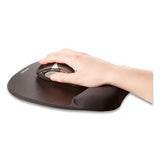 FELLOWES FELLOWES Memory Foam Mouse Pad with Wrist Rest, 7.93 x 9.25, Black - 9176501