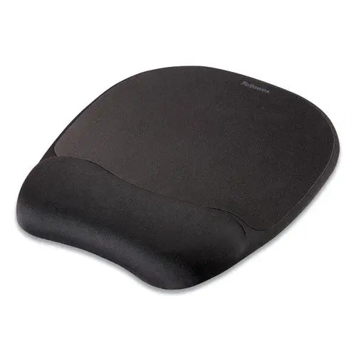 FELLOWES FELLOWES Memory Foam Mouse Pad with Wrist Rest, 7.93 x 9.25, Black - 9176501