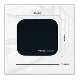 FELLOWES FELLOWES Mouse Pad with Microban Protection, 9 x 8, Black - 5933901