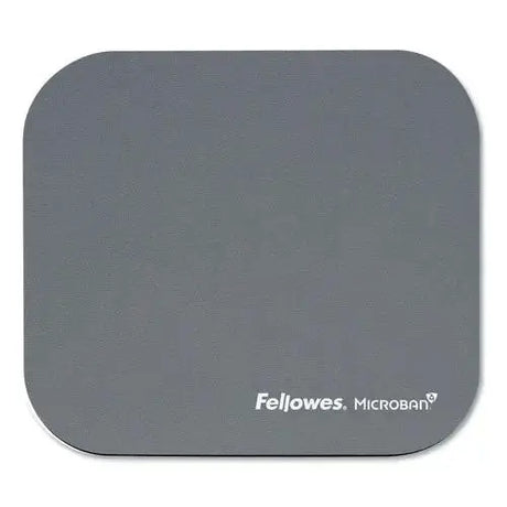 FELLOWES FELLOWES Mouse Pad with Microban Protection, 9 x 8, Graphite - 5934001