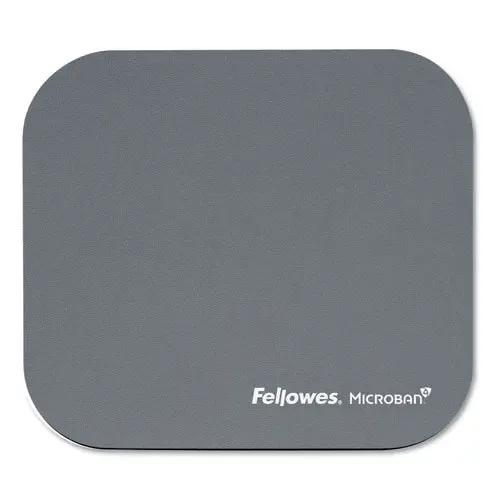 FELLOWES FELLOWES Mouse Pad with Microban Protection, 9 x 8, Graphite - 5934001