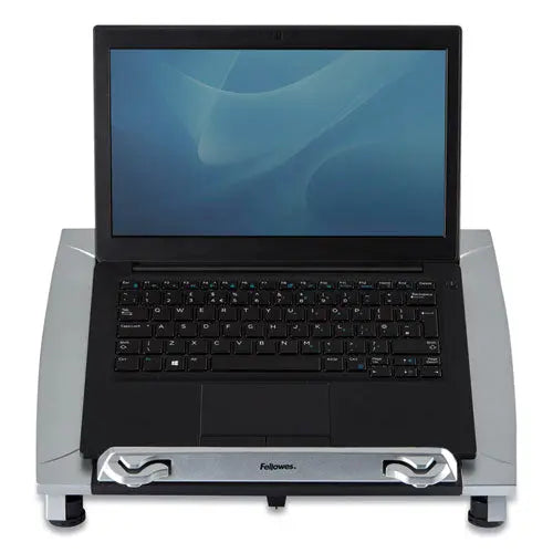 FELLOWES FELLOWES Office Suites Laptop Riser Plus, 15.06" x 10.5" x 6.5", Black/Silver, Supports 10 lbs - 8036701