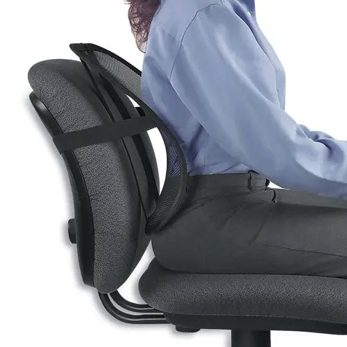 FELLOWES FELLOWES Office Suites Mesh Back Support, 17.75 x 5 x 15, Black - 8036501