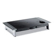 FELLOWES FELLOWES Office Suites Premium Monitor Riser, 27" x 14" x 4" to 6.5", Black/Silver - 8031001