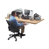 FELLOWES FELLOWES Office Suites Printer/Machine Stand, 21.25 x 18.06 x 5.25, Black/Silver - 8032601