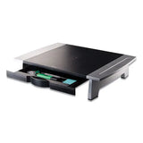 FELLOWES FELLOWES Office Suites Standard Monitor Riser, For 21" Monitors, 19.78" x 14.06" x 4" to 6.5", Black - 8031101