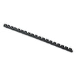 FELLOWES FELLOWES Plastic Comb Bindings for 11 x 8.5 Documents, 19 Rings, 0.31" (40-Sheet) Capacity, Black, 1 - 52507