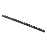FELLOWES FELLOWES Plastic Comb Bindings for 11 x 8.5 Documents, 19 Rings, 0.31" (40-Sheet) Capacity, Black, 1 - 52507