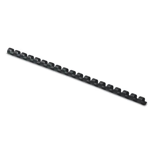 FELLOWES FELLOWES Plastic Comb Bindings for 11 x 8.5 Documents, 19 Rings, 0.31" (40-Sheet) Capacity, Black, 1 - 52507