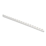 FELLOWES FELLOWES Plastic Comb Bindings for 11 x 8.5 Documents, 19 Rings, 0.31" (40-Sheet) Capacity, White, 1 - 52508