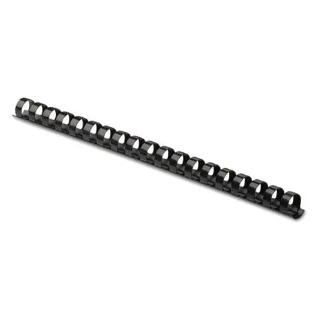 FELLOWES FELLOWES Plastic Comb Bindings for 11 x 8.5 Documents, 19 Rings, 0.38" (55-Sheet) Capacity, Black, 1 - 52325