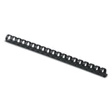 FELLOWES FELLOWES Plastic Comb Bindings for 11 x 8.5 Documents, 19 Rings, 0.38" (55-Sheet) Capacity, Navy Blu - 52505