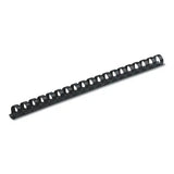 FELLOWES FELLOWES Plastic Comb Bindings for 11 x 8.5 Documents, 19 Rings, 0.38" (55-Sheet) Capacity, Navy Blu - 52505