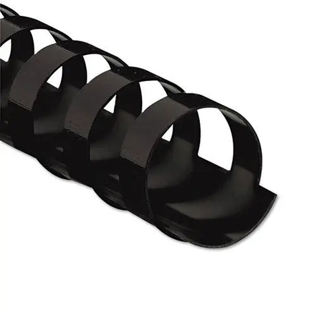 FELLOWES FELLOWES Plastic Comb Bindings for 11 x 8.5 Documents, 19 Rings, 0.5" (90-Sheet) Capacity, Black, 25 - 52323