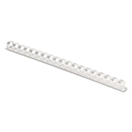 FELLOWES FELLOWES Plastic Comb Bindings for 11 x 8.5 Documents, 19 Rings, 0.5" (90-Sheet) Capacity, White, 10 - 52372