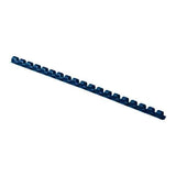 FELLOWES FELLOWES Plastic Comb Bindings for 11 x 8.5 Documents, 19 Rings, 0.75" (150-Sheet) Capacity, Navy Bl - 52392