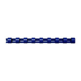 FELLOWES FELLOWES Plastic Comb Bindings for 11 x 8.5 Documents, 19 Rings, 0.75" (150-Sheet) Capacity, Navy Bl - 52392