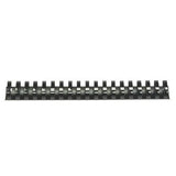 FELLOWES FELLOWES Plastic Comb Bindings for 11 x 8.5 Documents, 19 Rings, 1.5" (340-Sheet) Capacity, Black, 5 - 52368