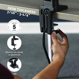 FELLOWES FELLOWES Platinum Series Dual Stacking Arm for 27" Monitors, 360 deg Rotation, 180 deg Tilt, 360 deg - 8043401