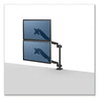 FELLOWES FELLOWES Platinum Series Dual Stacking Arm for 27" Monitors, 360 deg Rotation, 180 deg Tilt, 360 deg - 8043401