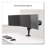 FELLOWES FELLOWES Platinum Series Triple Monitor Arm for 27" Monitors, 360 deg Rotation, +85/-20 deg Tilt, 36 - 8042601