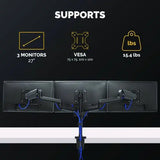 FELLOWES FELLOWES Platinum Series Triple Monitor Arm for 27" Monitors, 360 deg Rotation, +85/-20 deg Tilt, 36 - 8042601
