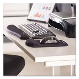 FELLOWES FELLOWES PlushTouch Keyboard Wrist Rest with FoamFusion Technology, 18.12 x 3.18, Black - 9252101