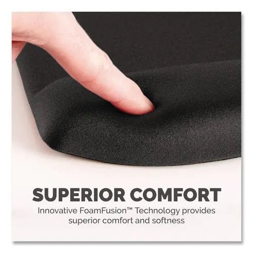 FELLOWES FELLOWES PlushTouch Keyboard Wrist Rest with FoamFusion Technology, 18.12 x 3.19, Graphite - 9252301